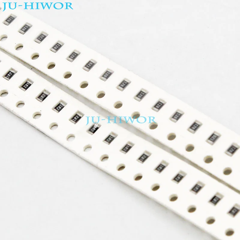 (1000 шт./лот) 750 820 910 1K 1 2 K Ом 0805 5% SMD чип резистор толстая пленка 1/10 Вт фиксированный