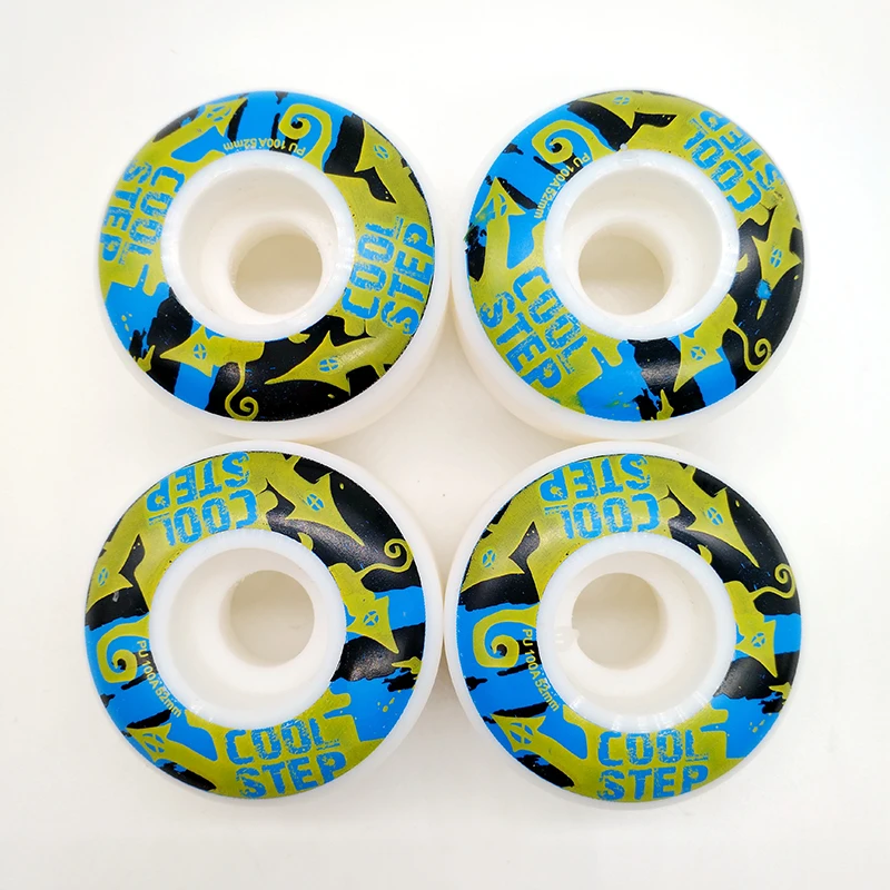 free shipping skate board wheel Pu super rebound 4 pcs/lot 52*32 mm 100A | Спорт и развлечения