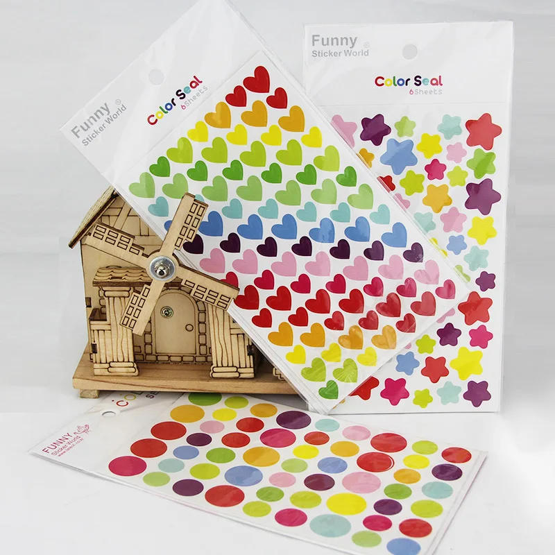 6 листов/упаковка Kawaii стикер Дневник стикер s планировщик стикер s Sticky Notes Papeleria канцелярские принадлежности для офиса