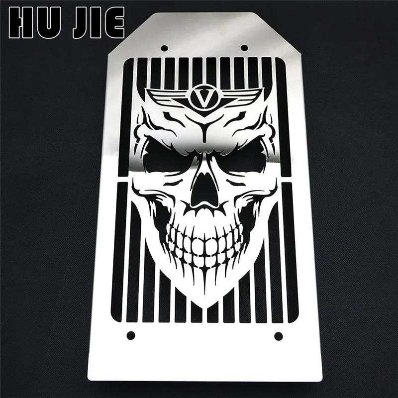 

Motorcycle Accessories Skull Radiator Guard Protector Grille Grill Cover For Kawasaki Vulcan VN2000 VN 2000 2004-2010 05 06 07