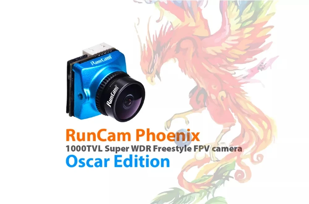 RunCam Phoenix Oscar Edition 1000tvl 1/3 супер 120dB WDR Мини FPV камера с поддержкой OSD FC управления для RC