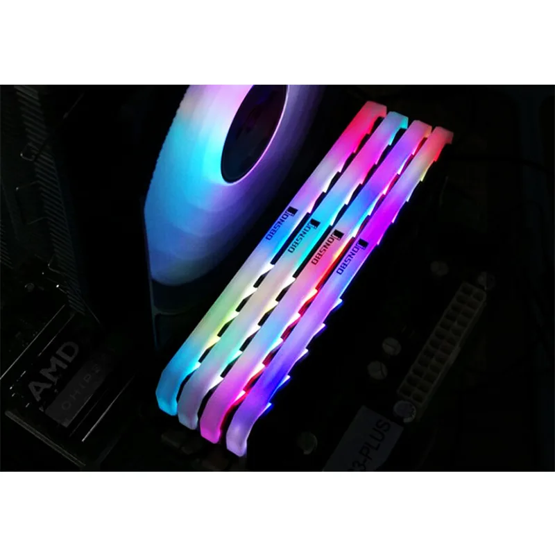 Jonsbo NC-1 радиатор памяти люминесцентный жилет RGB светящаяся эффективность настольная память Броня