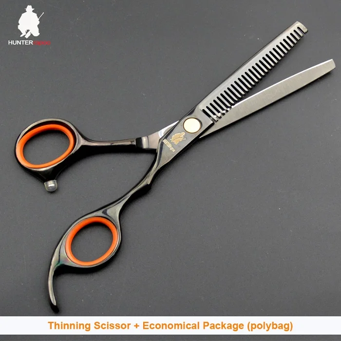 thinner no bag 50% скидка Ножницы Профессиональные 6 в Парикмахерские Набор ножниц для парикмахерских принадлежностей HT9126 парикмахерские салоны истончение ножницы - Цвет: thinner no bag