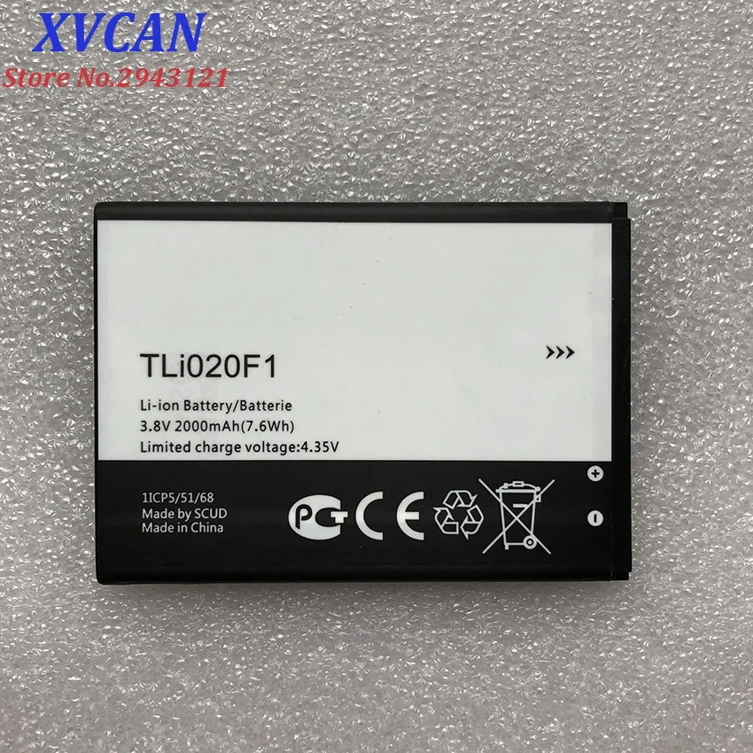 Новинка 2019 батарея TLI020F1 TLI020F2 для TCL J720T J726T Alcatel One Touch Pop 2 5042d C7 7040 Детская модель