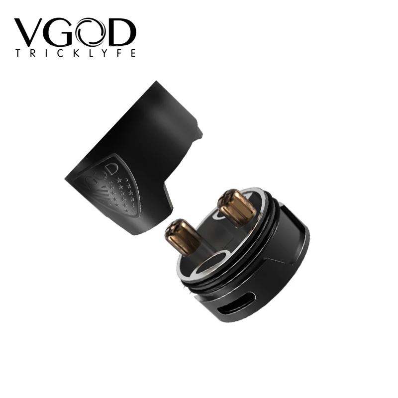 Оригинальный VGOD Elite RDA бак 24 мм распылитель двойной вертикальный пост дизайн