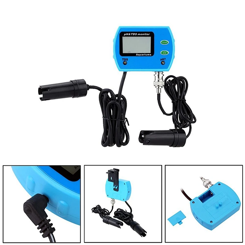 Измеритель качества воды с зеленой подсветкой|Измерители pH| |