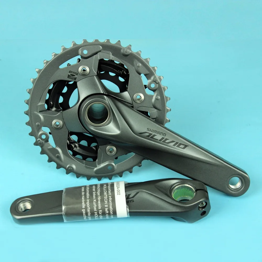 175 мм shimano Alivio m4050 рукоятка диаметра окружности болтов(FC-M4050 с BB HollowTech части велосипеда 40/30/22t