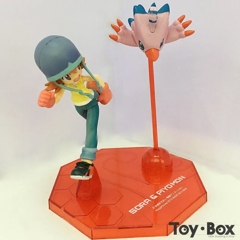 Digimon Adventure Digital Monster Takenouchi Sora Piyomon мультяшная игрушка ПВХ фигурка Модель Кукла