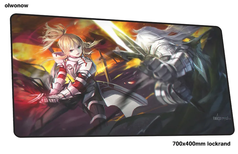 Fate Apocrypha коврик для мыши 70x40 см Бестселлер коврики для мыши лучший игровой коврик для мыши геймер популярные большие персонализированные коврики для мыши pc pad