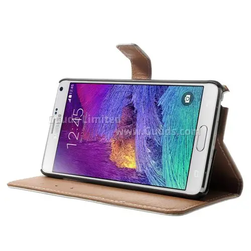 For Samsung Note4 Skull Leather Flip Cover for Galaxy Note 4 N910 FREE SHIPPING | Мобильные телефоны и аксессуары