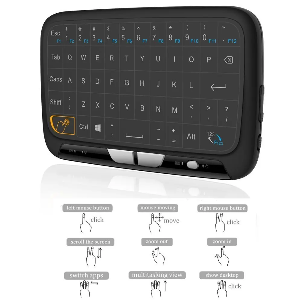 H18 Fly Air Mouse Клавиатура 2 4 ГГц беспроводная клавиатура и сенсорная панель Combo для