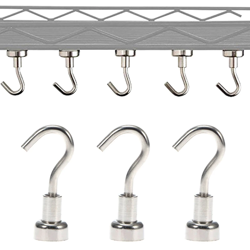 4 шт. Магнитные Крючки мощный сверхмощный неодимовый магнит на поверхности