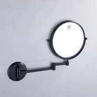 wall mounted brass bathroom accessories 135x mirror adjustable distance round chrome finished makeup mirror espelho e