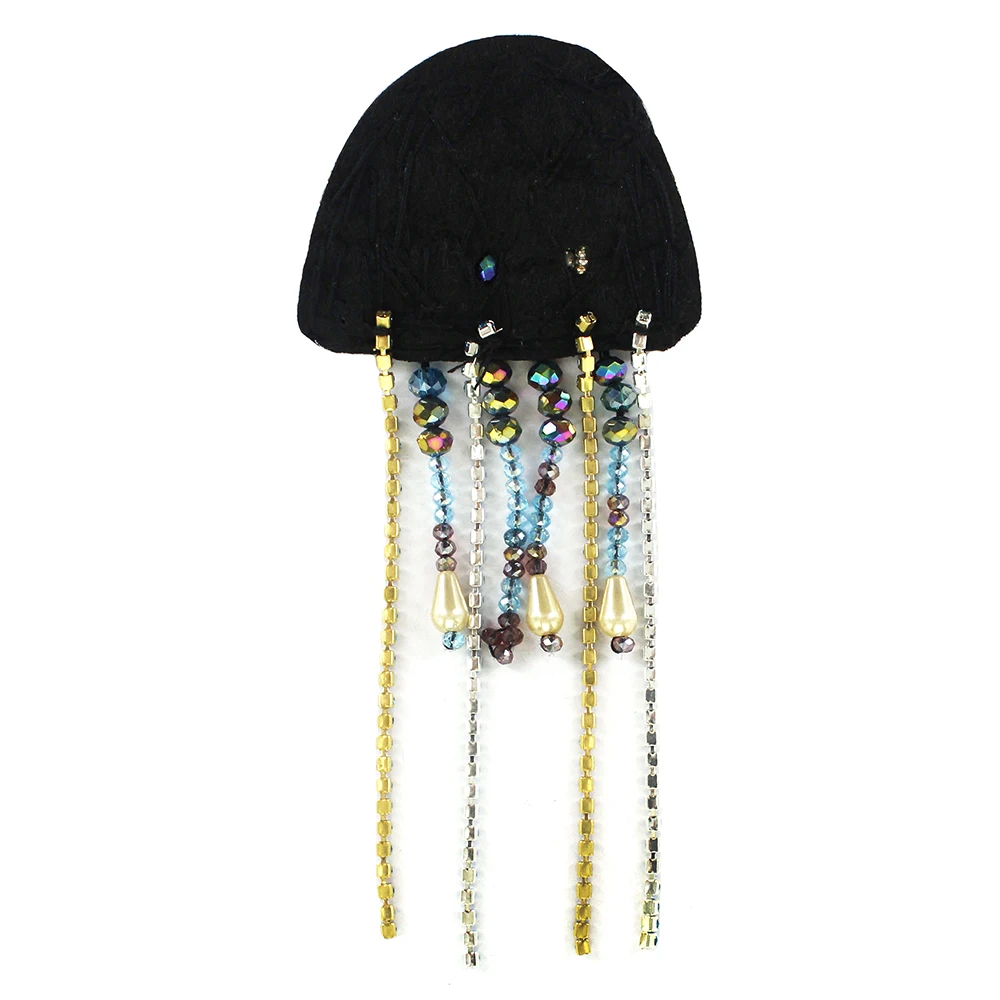 Стразы Медузы из бисера кисточкой драгоценность патчи для одежды пришить сумки с