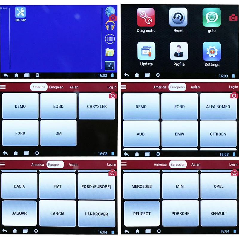 OBD2 Car Creader CRP Touch Pro obd2 диагностический инструмент launch Creader CRP Touch