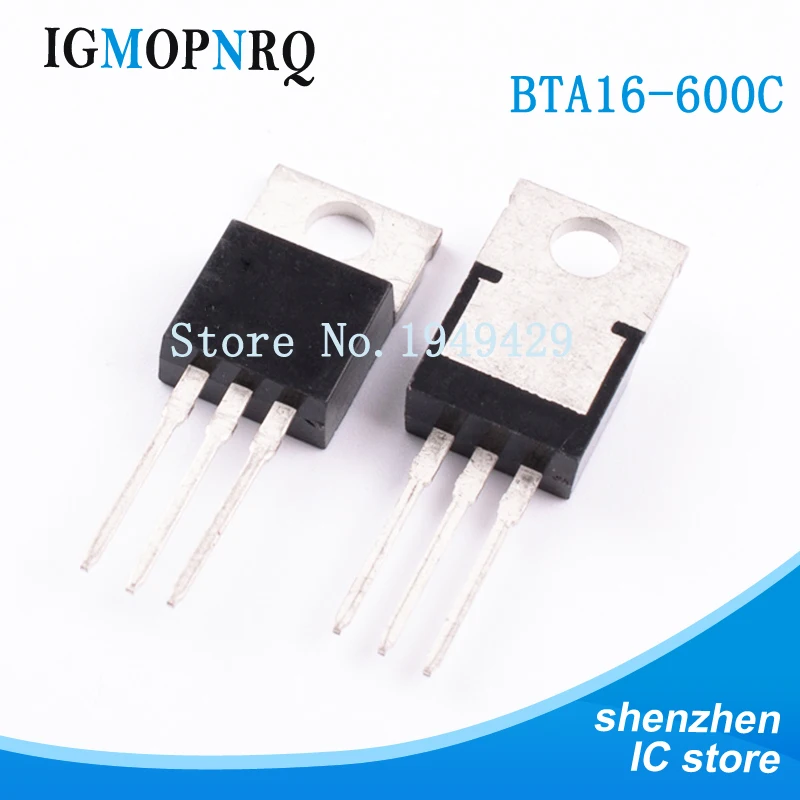 5 шт./лот BTA16-600C BTA16-600-220 16-600C Triac 16 ампер 600 Вольт Новый | Электронные компоненты и