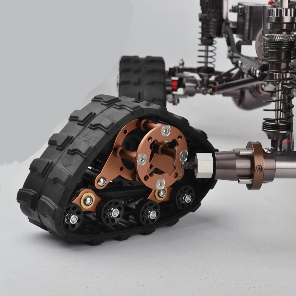 1/10 RC Металлические гусеницы колеса Sandmobile Снежная шина для осевого SCX10 весы ось и