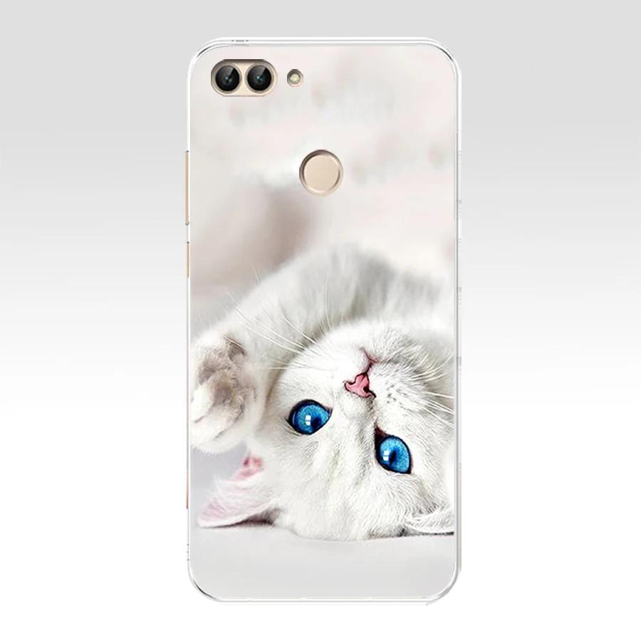 11 B huawei P Smart чехол TPU Мягкий силиконовый прозрачный чехол для телефона huawei P Smart Cover FIG-LX1 Enjoy 7S Чехол - Color: 11