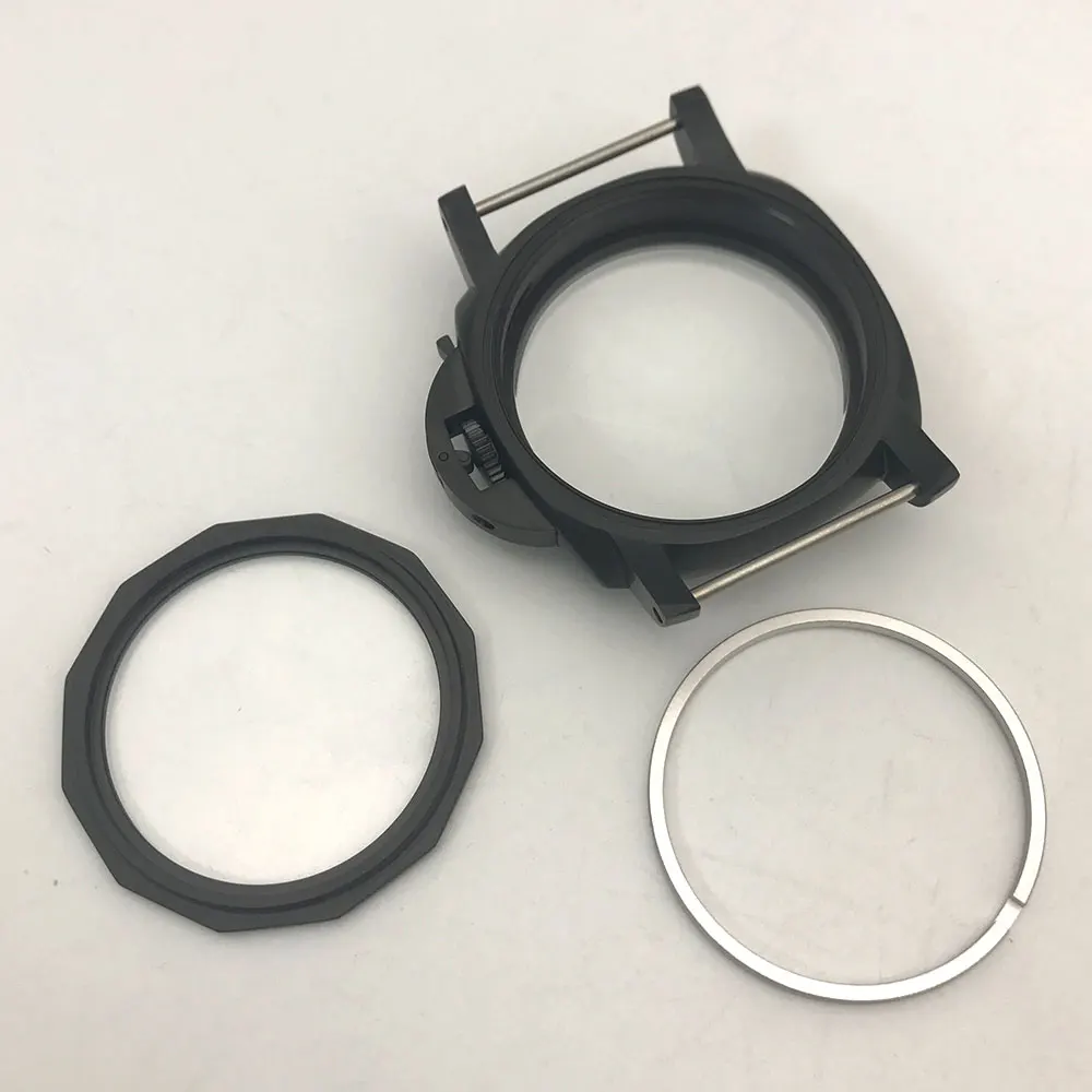 Чехол для часов ST3600 ST3620 47 мм матовый черный чехол из стали 316L ETA 6497 6498