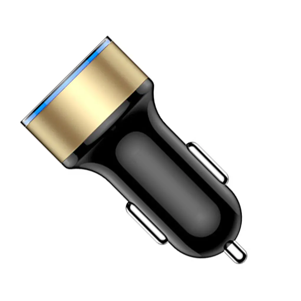 Автомобильное зарядное устройство с двумя USB, 5 В/3,1 А, светодиодный дисплей, универсальное автомобильное зарядное устройство для мобильного телефона, для iPhone, для Xiaomi, для huawei