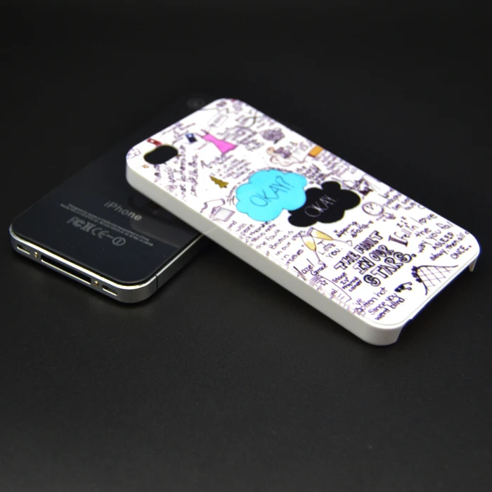 Ошибка в наших звезда жесткого пластика мобильный телефон чехол для iPhone 4 4S 5 5S 5C |