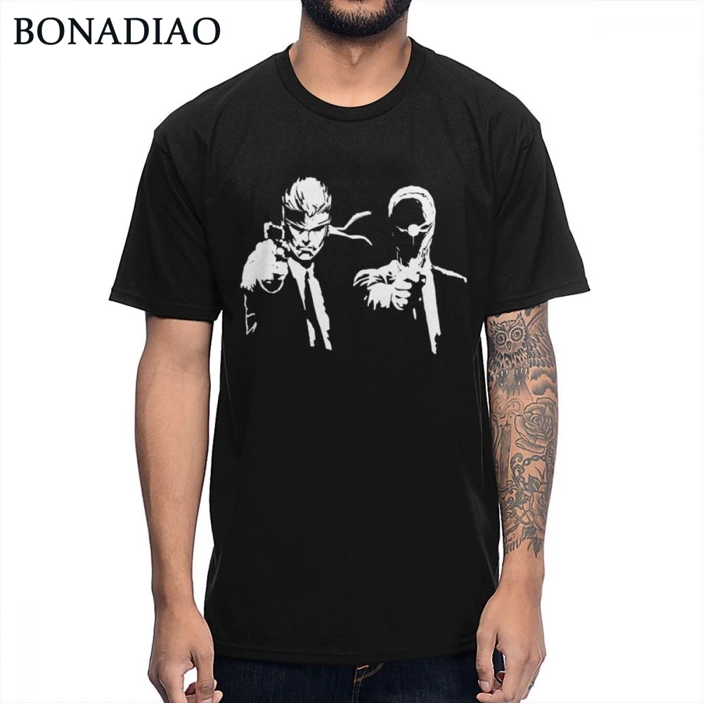 Хлопковая футболка с круглым вырезом принтом змеи | Мужская одежда