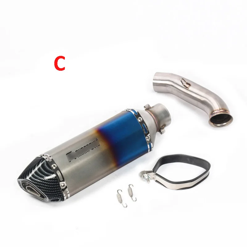 C DUKE 125 250 390 выхлопная система мотоцикла глушитель наконечник среднего соединения Соединительная труба для KTM DUKE 125 250 390 - Цвет: C