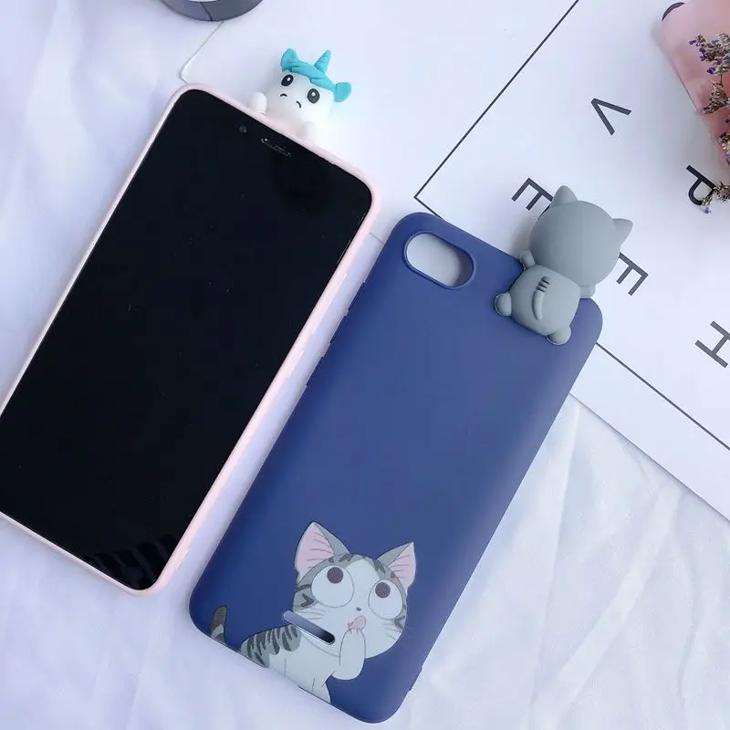 Чехол для Redmi 6A 3D, чехол для etui Xiaomi Redmi 6A, силиконовый чехол Kawaii Bear Unicorn Для Xiaomi Redmi 6A Xiomi, чехол для телефона 5,45 дюйма
