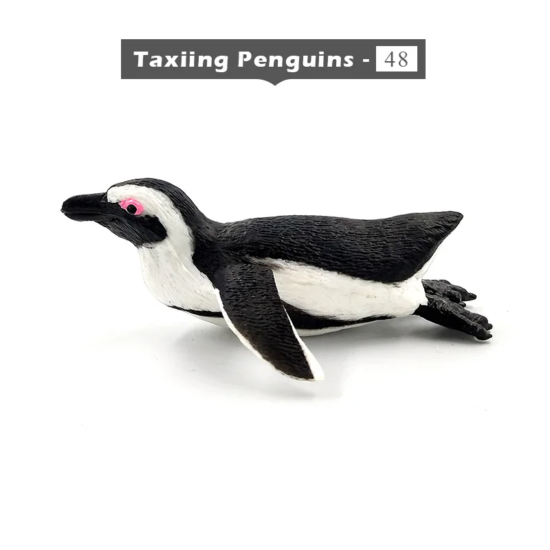 Taxiing Penguin Морская рыба пингвин морской лев рыба скейт опилки фигурка животные модель ПВХ домашний декор миниатюрное украшение для сада в виде Феи аксессуары - Цвет: Taxiing Penguin