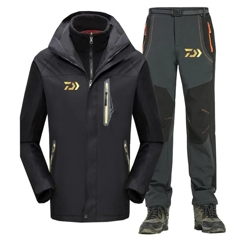 Осенне зимние мужские спортивные куртки Daiwa для походов альпинизма рыбалки и