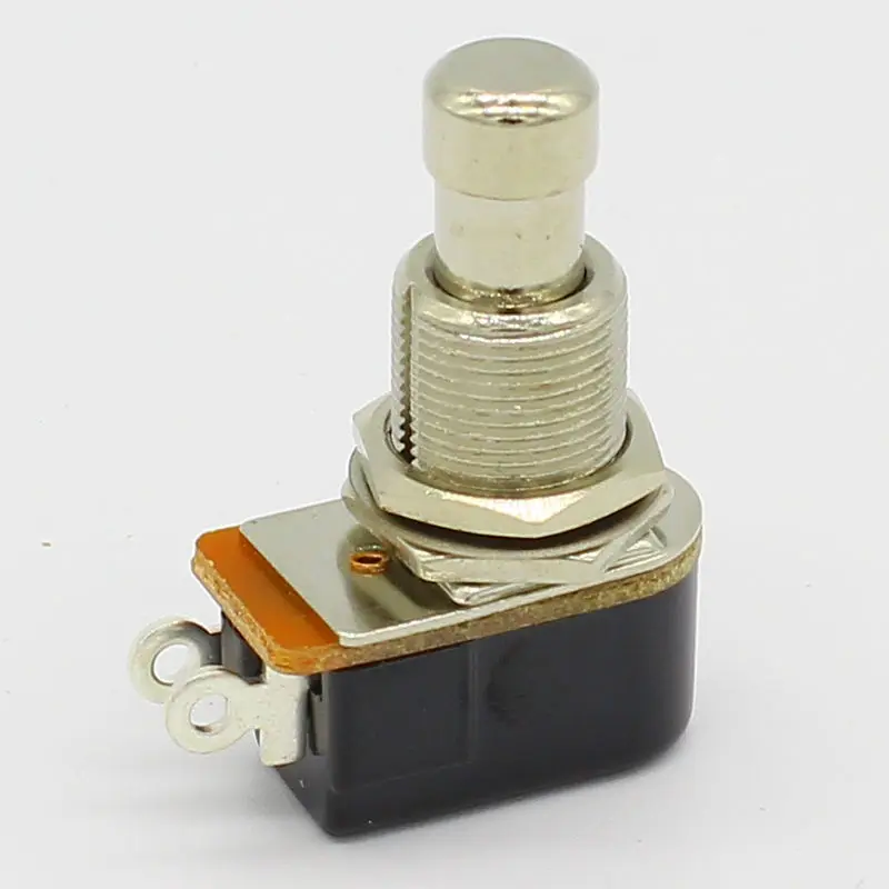 SPST Мгновенный Мягкий сенсорный кнопочный Stomp ножной переключатель для