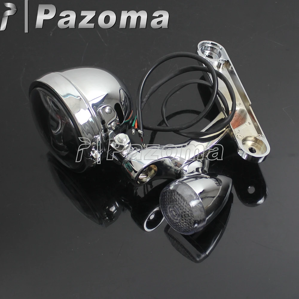 Мотоцикл светодиодный кронштейн вспомогательный светильник комплект поворотов