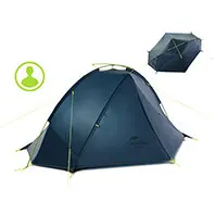 NatureHike NH17T180-J двойной слой 1-2 человек альпинизмом палатка 3 сезона для кемпинга пешего туризма треккинга путешествия с силиконовым покрытием