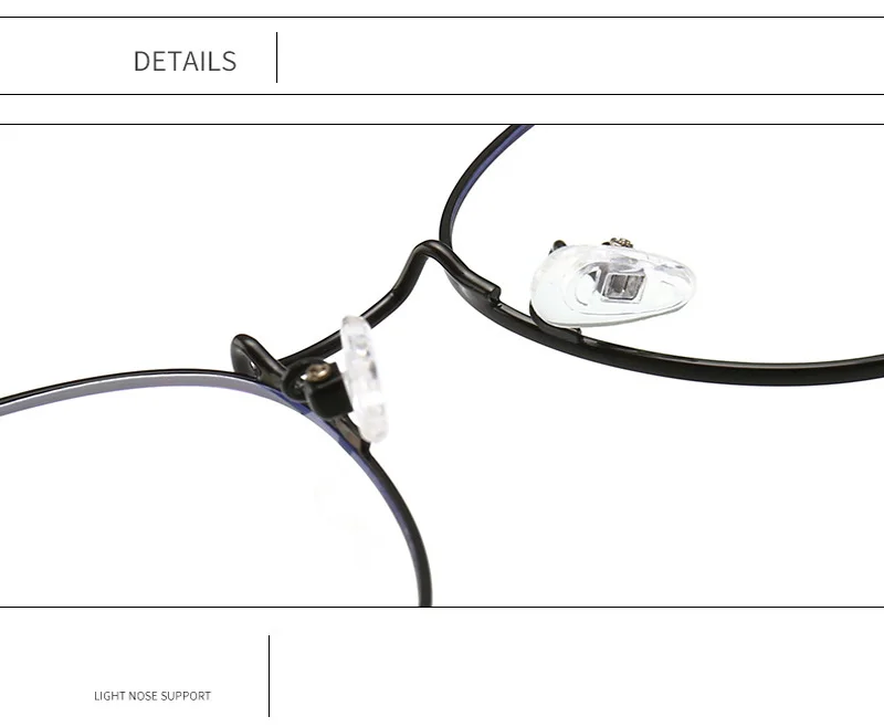 Zilead Anti Blue Light Cat Eyes Glasses Frame Metal Round Optical Spectacl For Women&Men Computer Eyeglasses Eyewear