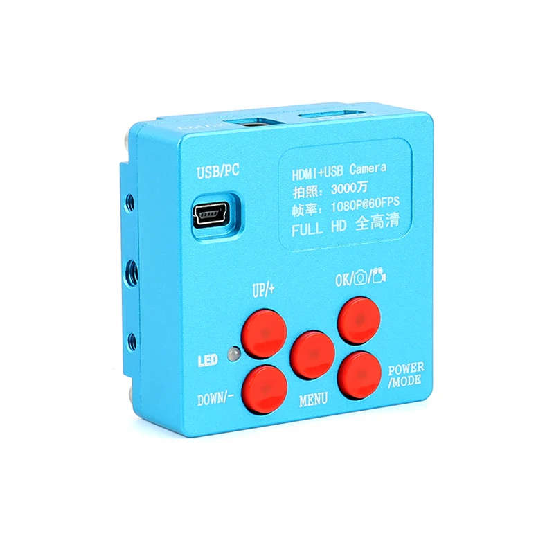 Цифровой промышленный видеомикроскоп 30MP 2K FHD 1080P 60FPS HDMI с регулируемым зумом 100X 300X