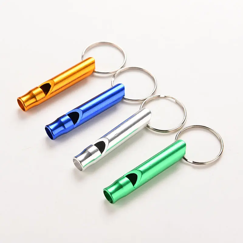 

1Pc Aluminum Alloy Whistle Keyring Keychain Mini For Outdoor Emergency Survival Safety Sport Camping Hunting