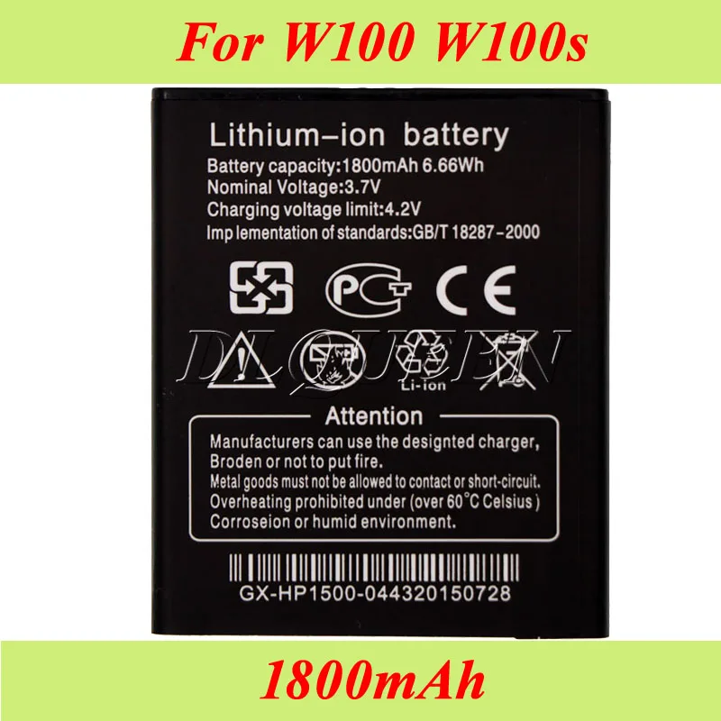 

10PCS/LOT 1800mAh For THL W100 Battery for Thl W100S Batterie Bateria Accumulator AKK