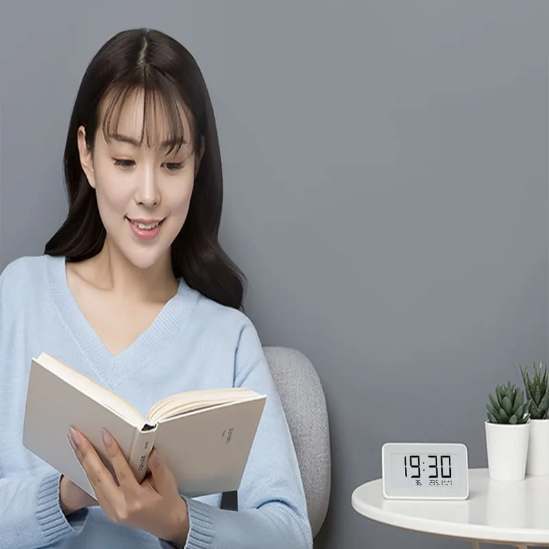 Xiaomi Mijia BT4.0 Беспроводной Smart Электрический цифровые часы в закрытом помещении и на
