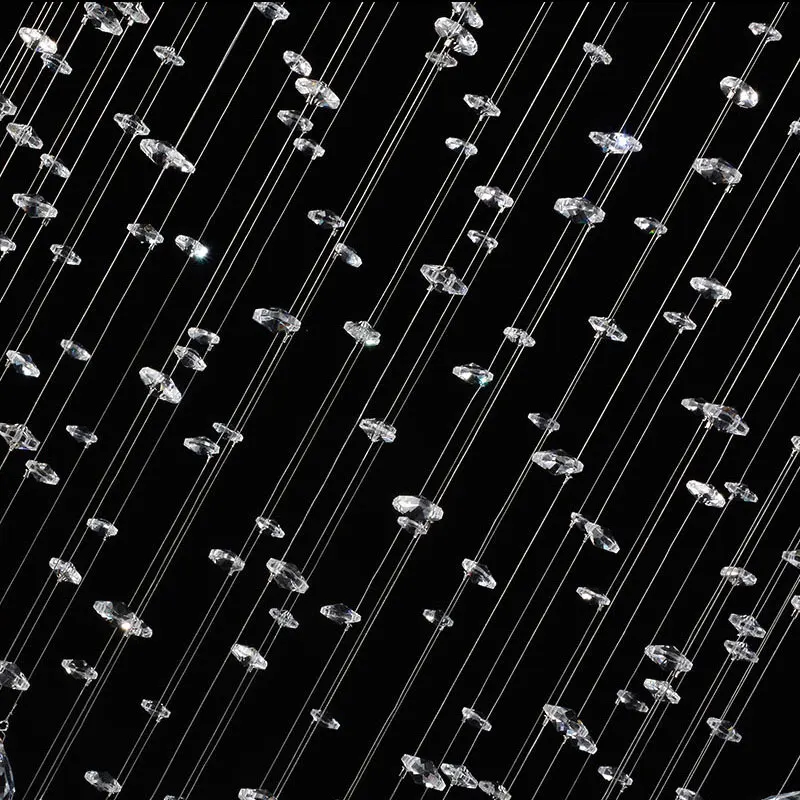 Современные хрустальные люстры Tubor Chandalier светильники для лестницы лампа