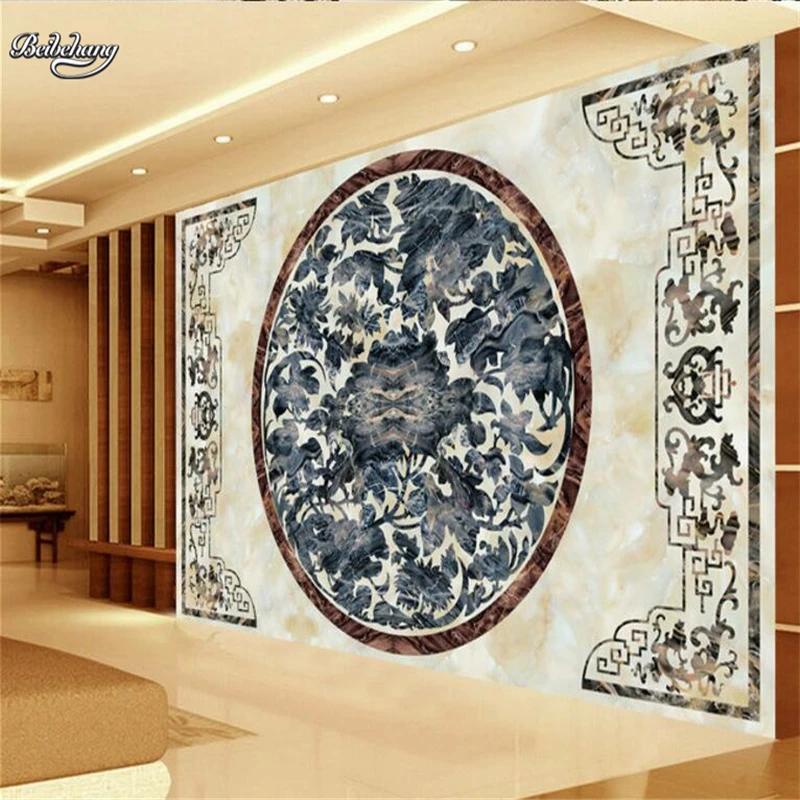 Beibehang мраморные нефритовые рельефные Настенные обои для телевизора Европейский