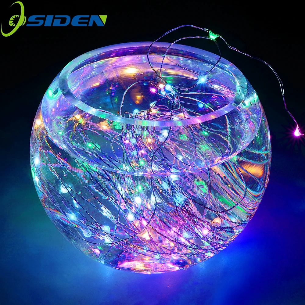 

LED String usb 5v Strip Powered Decorative Silver String Christmas Lights 2M/5M/10 Warm White White for Christmas Wedding Party