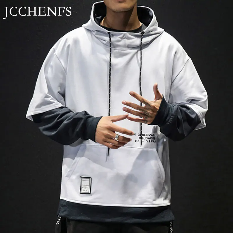 JCCHENFS 2019 демисезонный хип хоп толстовка с капюшоном негабаритных топы