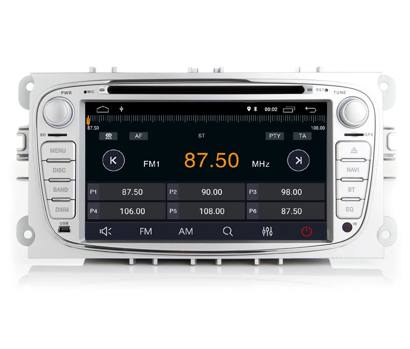 7-дюймовый Android 9 0 четырехъядерный автомобильный DVD GPS плеер для FORD Focus Mondeo C-MAX S-MAX