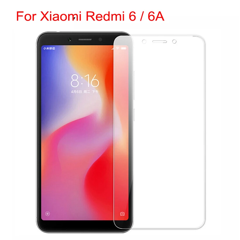 Для стекла Xiaomi Redmi 6 6A защита экрана закаленное стекло для Защитная пленка