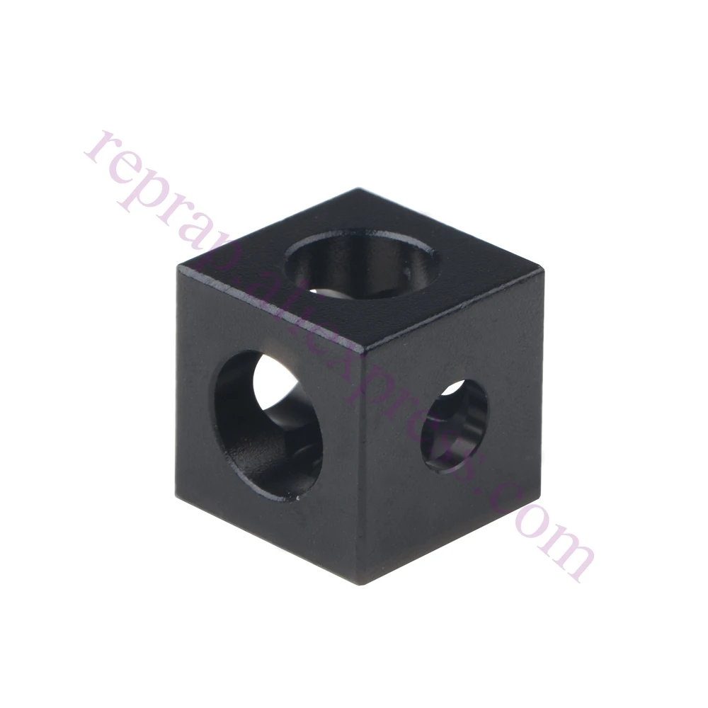 10pcs openbuilds cube corner connector bracket three way cube adjustable wheel block fit 20mm profile extrusion 3d printer parts free global shipping