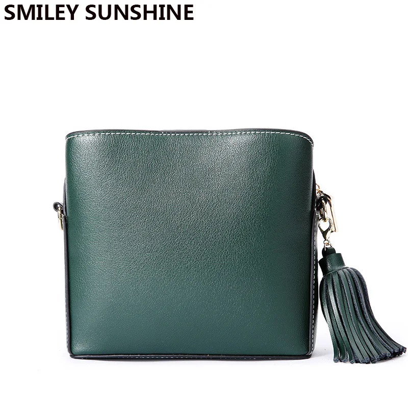 SMILEY SUNSHINE, женская сумка на плечо из натуральной кожи, женская модная сумка через плечо, повседневная женская сумка-мессенджер, сумки с верхней ручкой, новинка