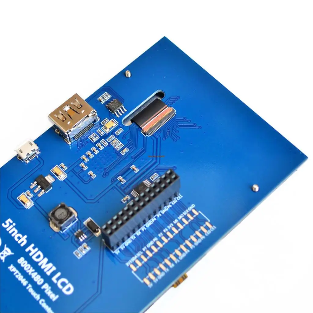 ! ЖК модуль Pi TFT 5 дюймов резистивный сенсорный экран HDMI интерфейс для Raspberry 3 A +/B