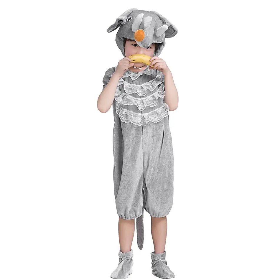 Комбинезон детский плюшевый с капюшоном для девочек и мальчиков | Детская одежда