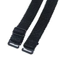 1 pair 1 8cm width bra straps adjustable elastic bra strap women double shoulder strap with metal clips