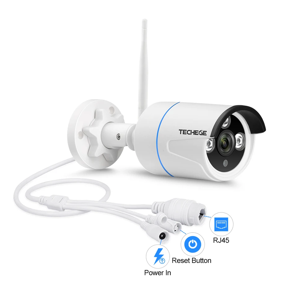 Techege HD Wifi наружная ip-камера 1080P Водонепроницаемая 2.0MP беспроводная камера